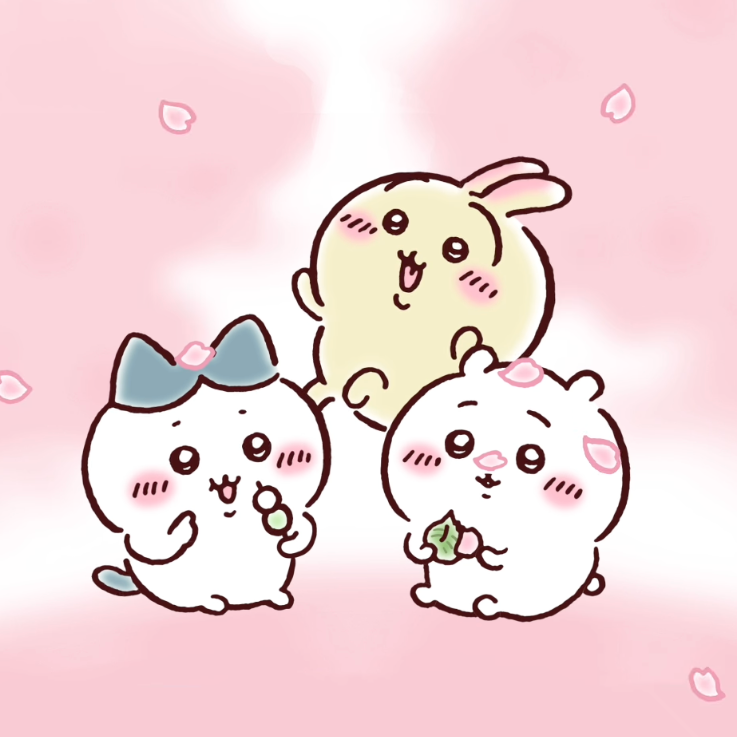 Chiikawaちいかわ｜櫻花色掛飾公仔景品第2彈