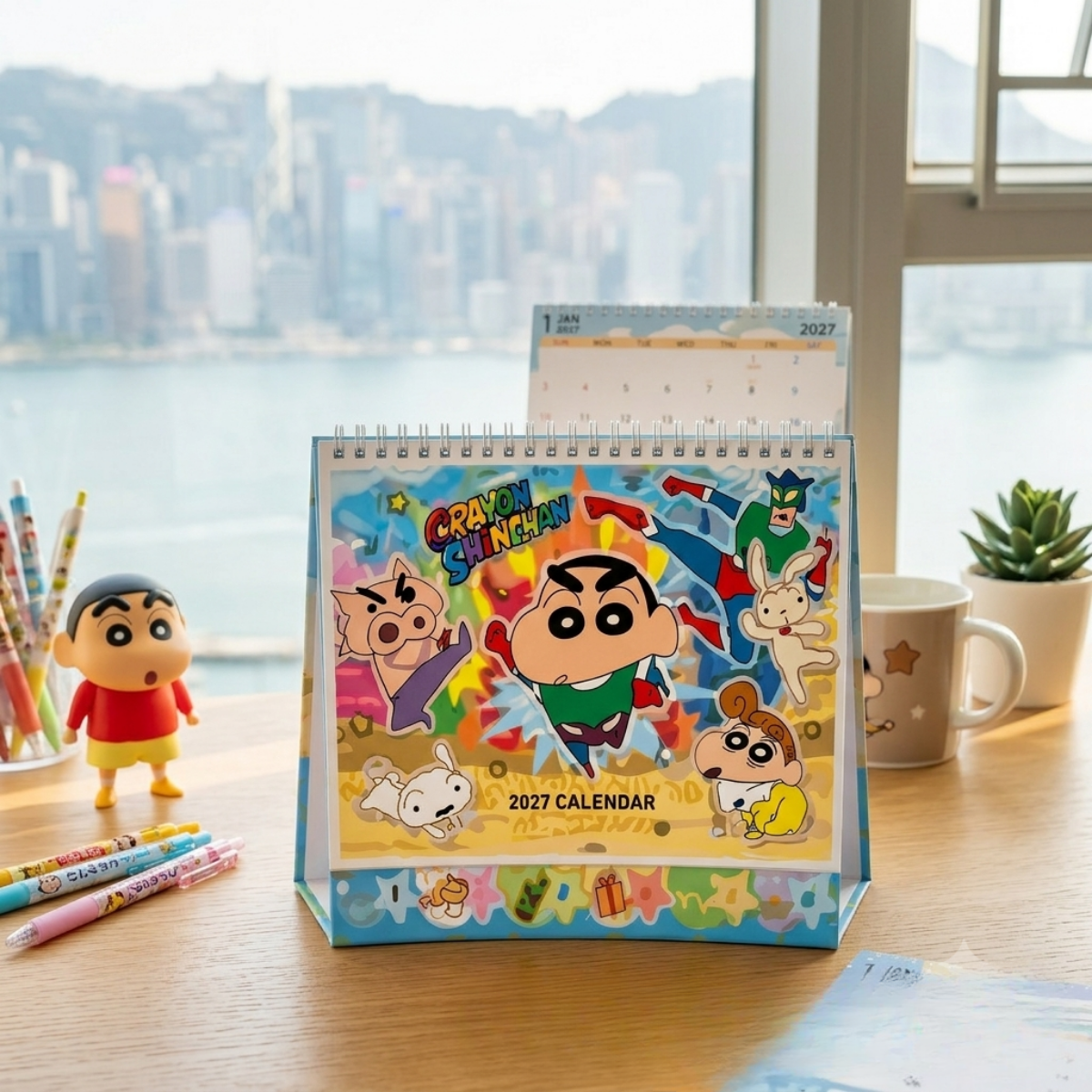 Crayon Shin-chan | 2027 Desk Calendar (Hong Kong Version)