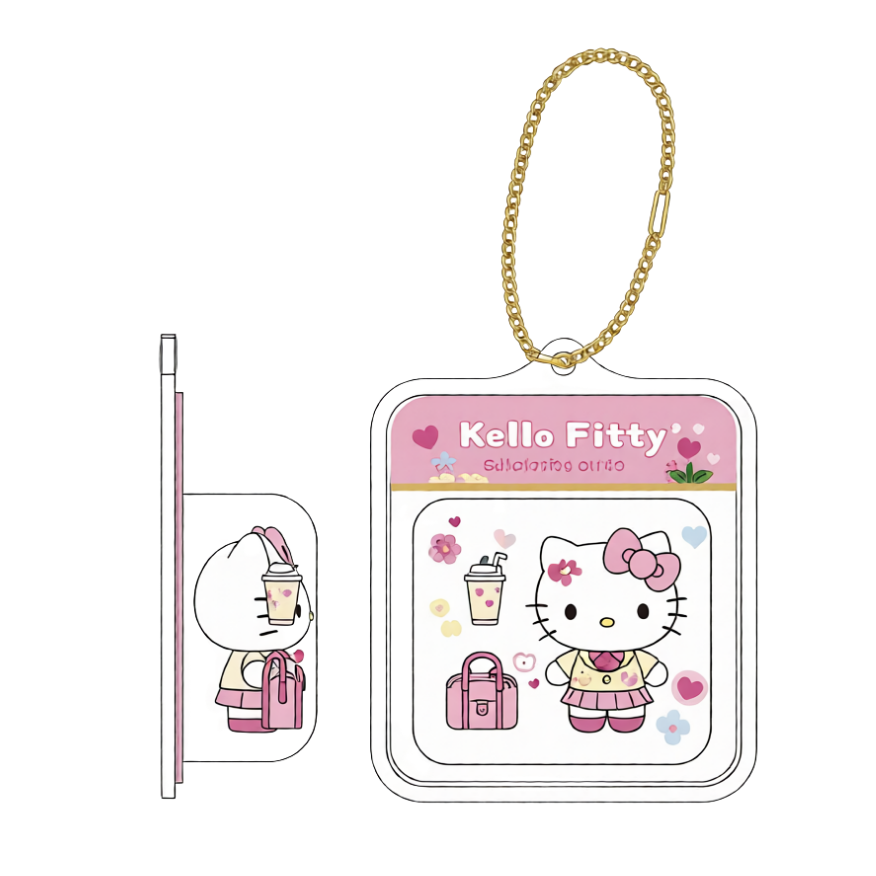 [Early Bird Pre-order 15% off] Sanrio | School Uniform Figurine Keychain