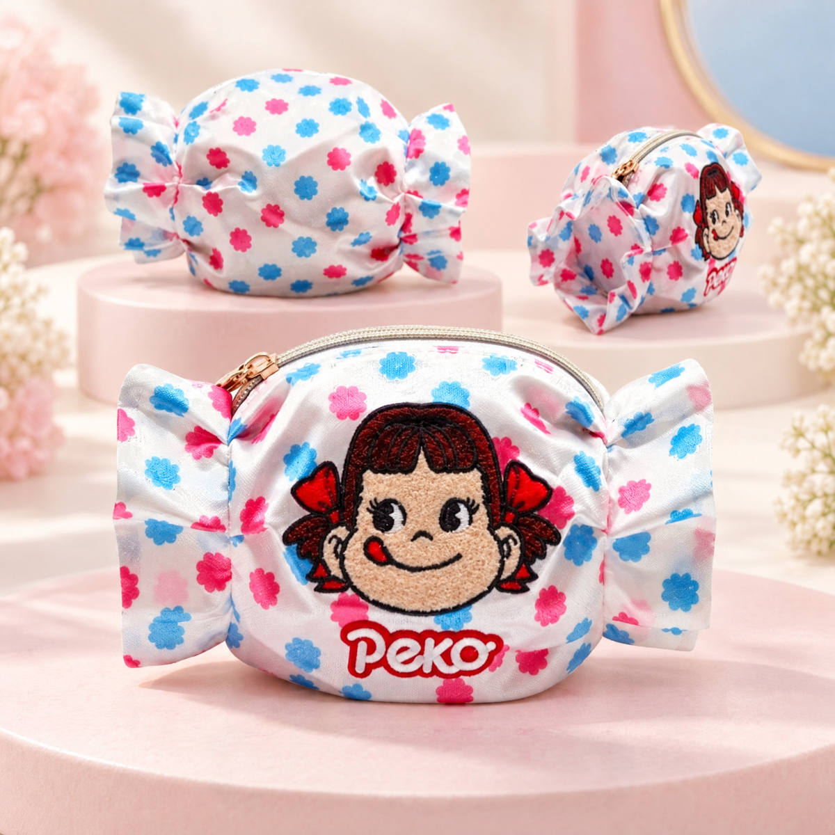 Peko 牛奶妹 & Poko牛奶仔｜化妝袋