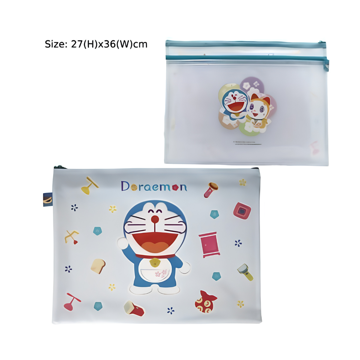 Doraemon 多啦A夢｜A4雙層拉鍊文件袋(多啦A夢款)