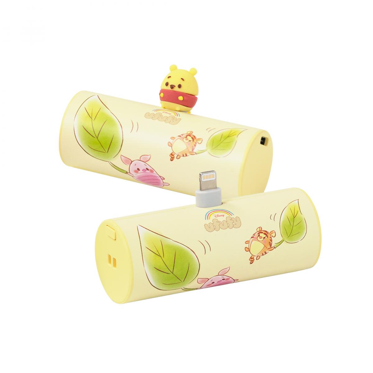 【特價】台灣infoThink｜可愛UFUFY小熊維尼｜智慧快充口袋行動電源 (Lightning)