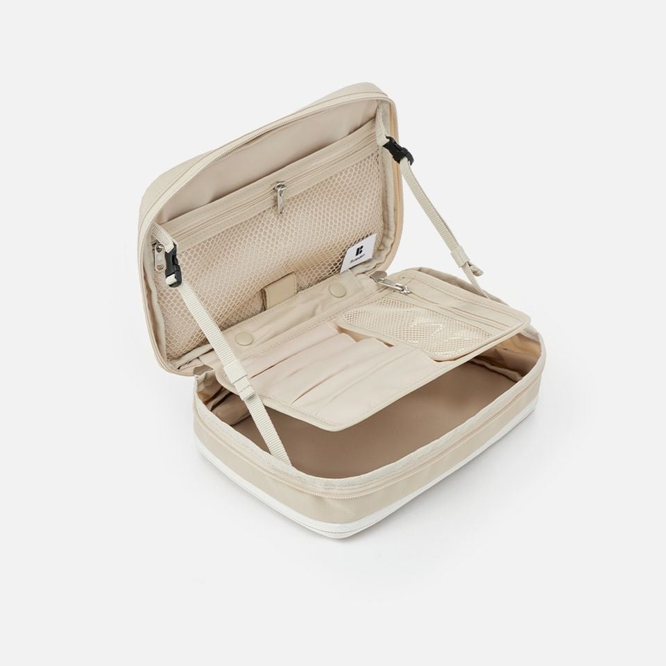 【現貨】韓國Branden｜化妝袋｜擴展式化妝收納袋