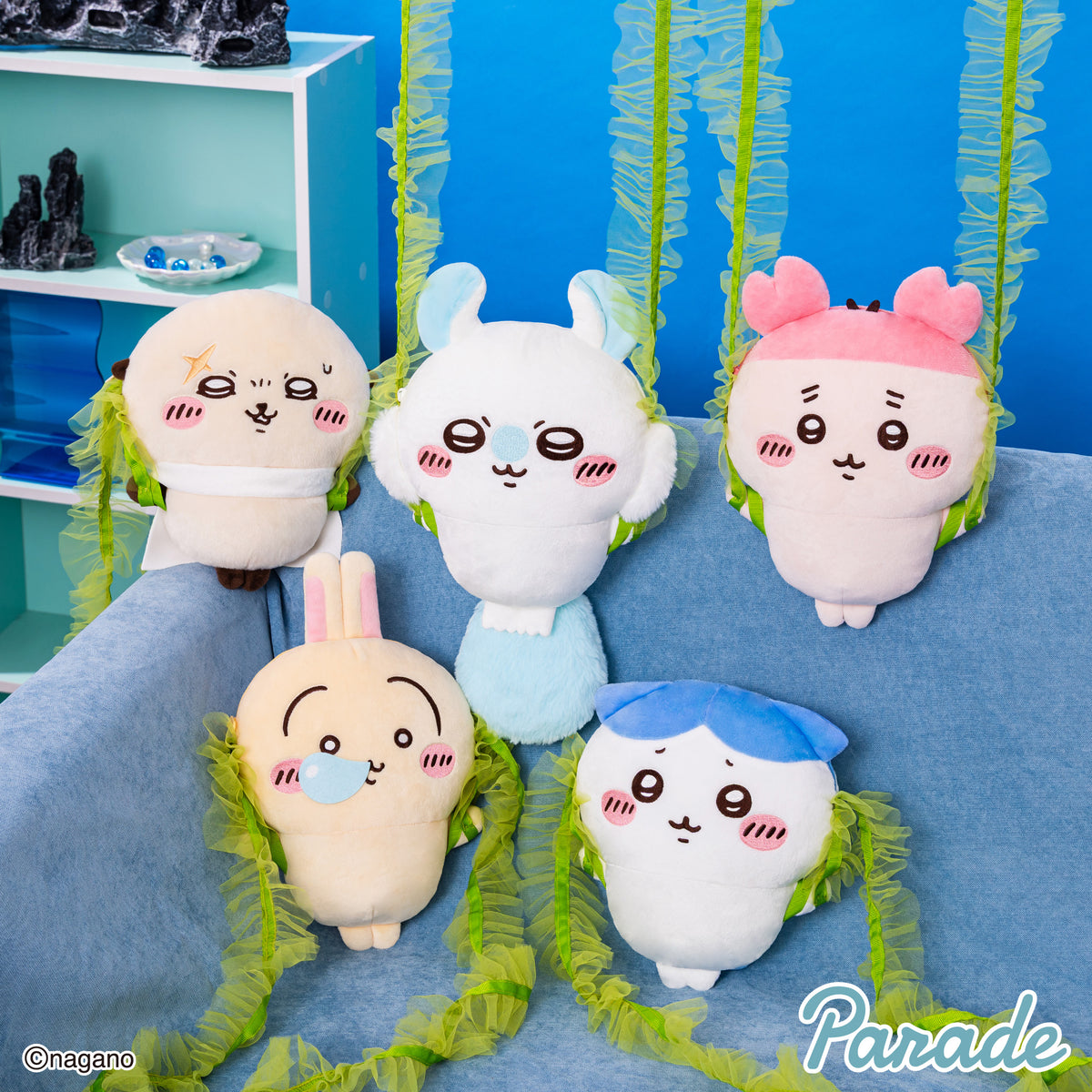 Chiikawaちいかわ｜人魚島的秘密｜海帶斜袋（再販）