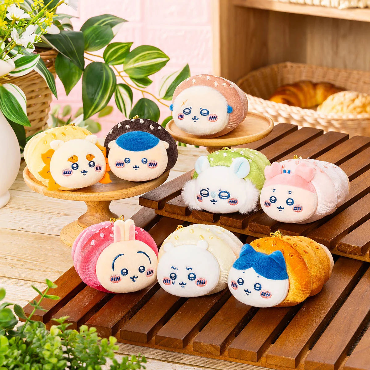 Chiikawaちいかわ｜麵包店｜螺旋麵包系列掛飾公仔