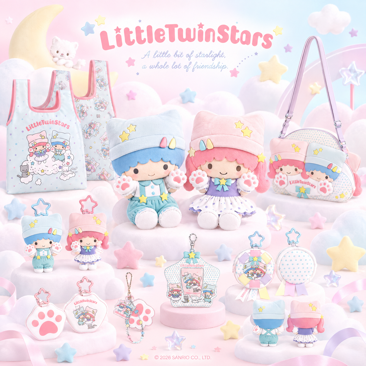 【早鳥預購9折】Sanrio｜Little Twin Stars 貓貓系列（香港限定）