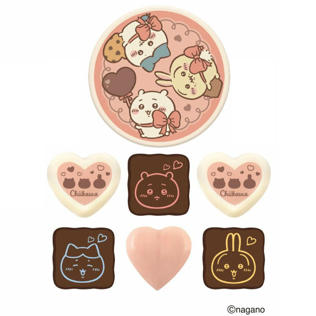 Chiikawaちいかわ｜情人節朱古力鐵盒