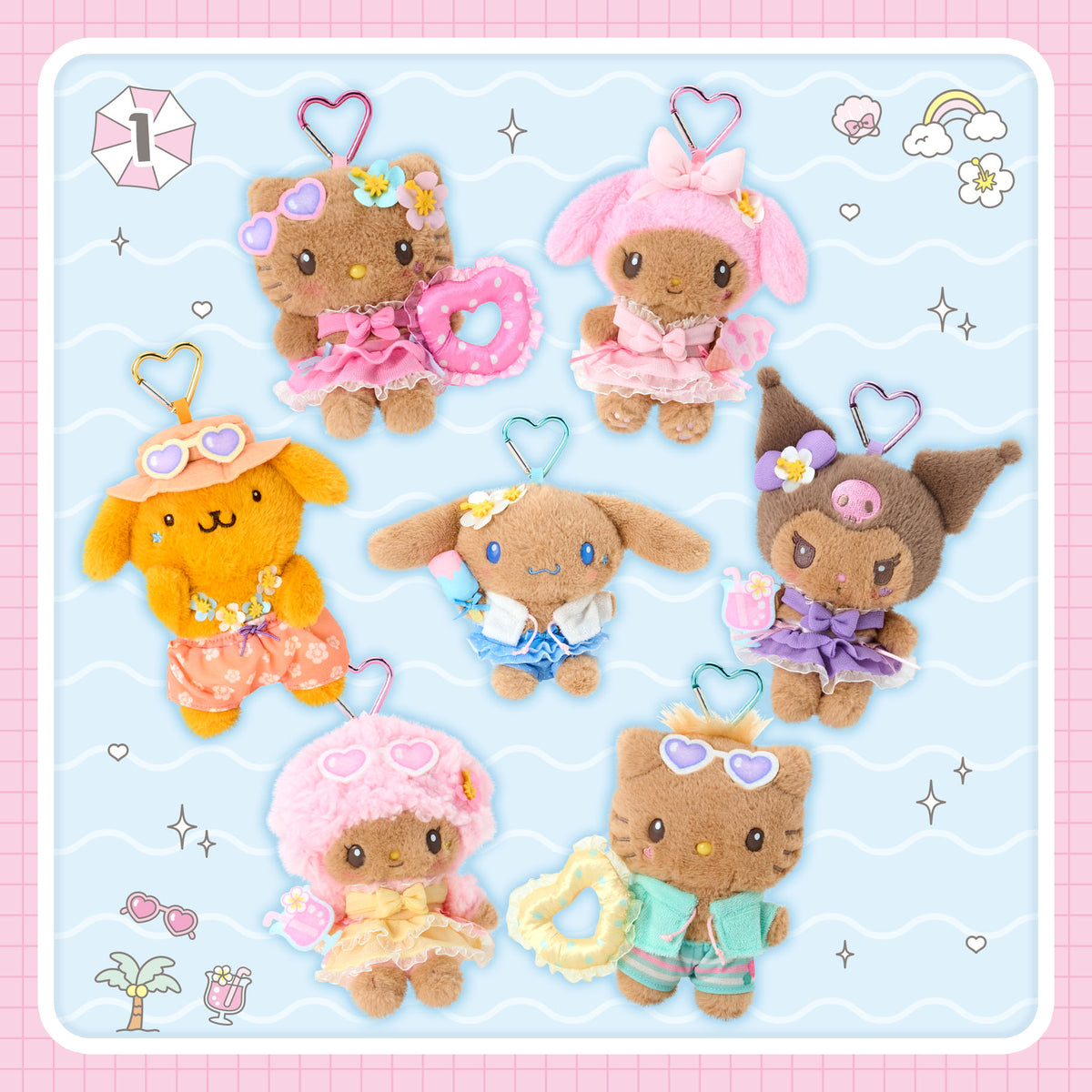 Sanrio | Summer Swimsuit Collection Charms